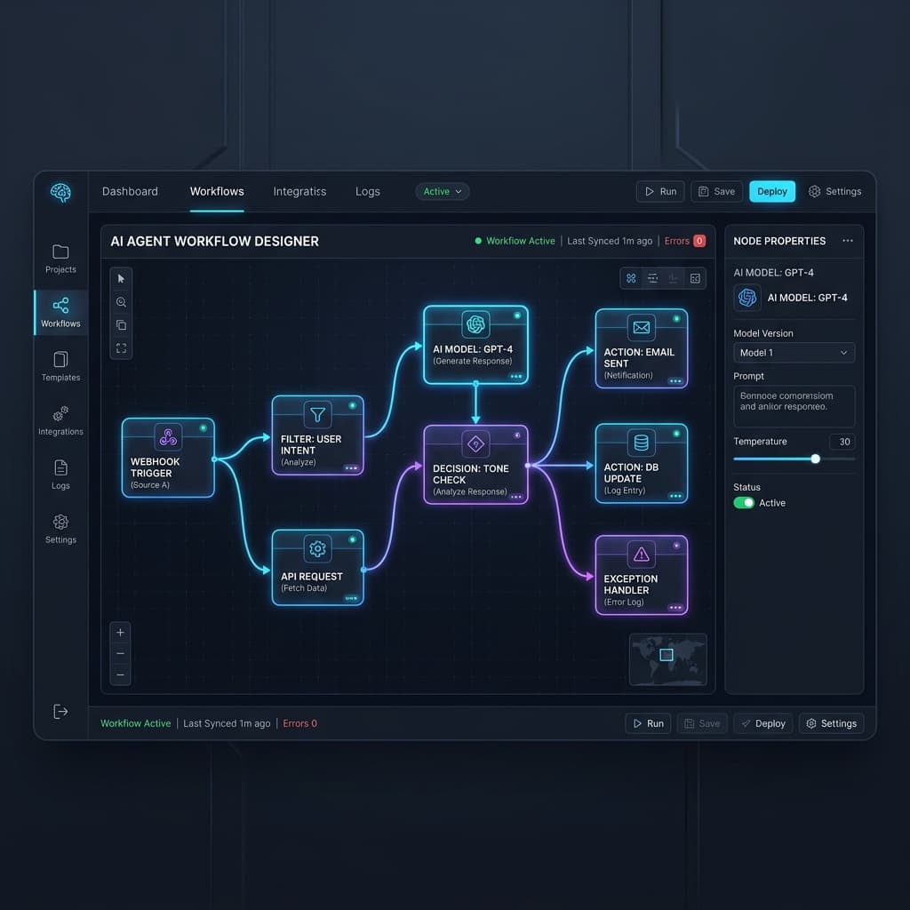 AI Workflow Automation Panel